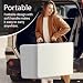 2 Pack of 6 Feet Foldable Table with Built in Handle & Steel Legs | Heavy Duty Portable | Perfect for Party, Dining, Wedding, Events, Picnic Indoor, Outdoor, Camping, Utility, Temporary