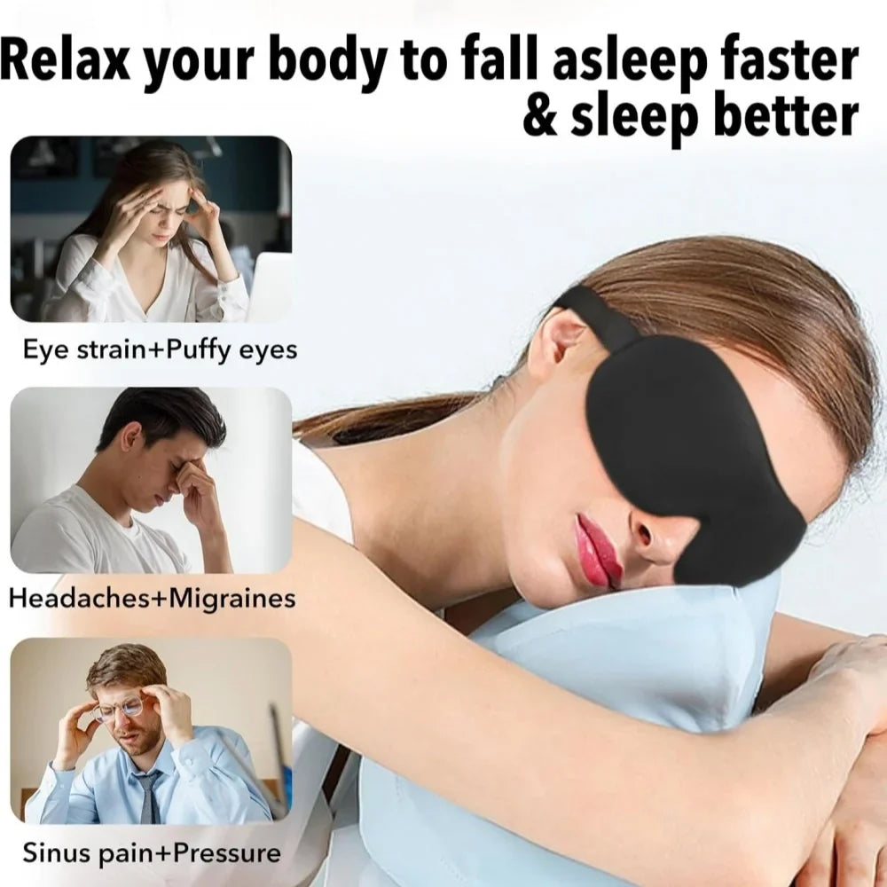 3D Sleep Mask Blindfold Sleeping Aid