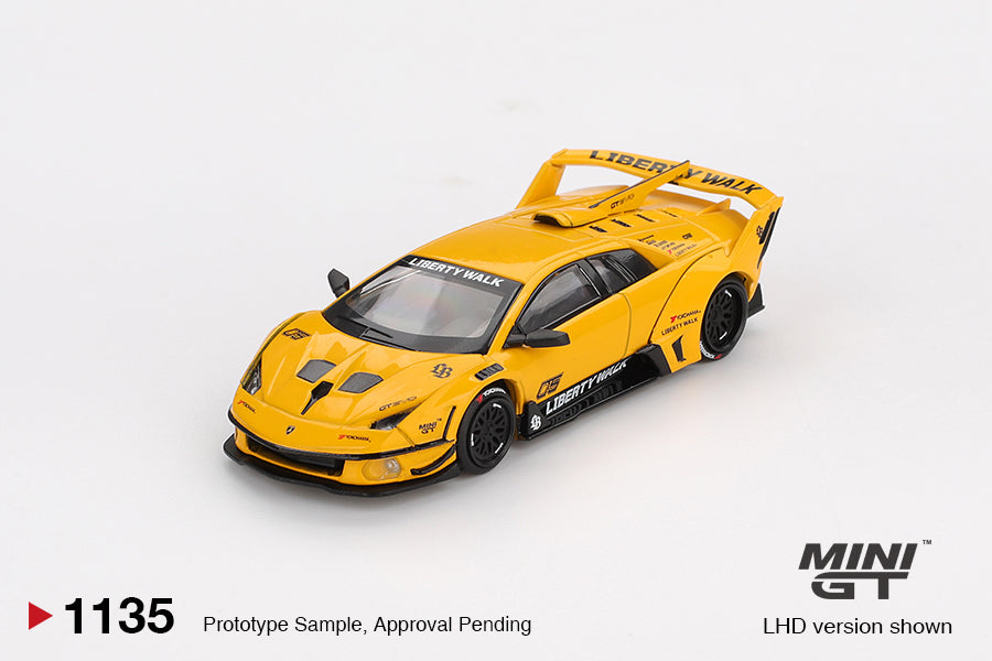 [Blister] MiniGT - Lamborghini LB-Silhouette WORKS MURCIELAGO GT Evo Yellow